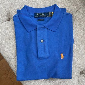Polo by Ralph Lauren Boys Classic Short Sleeve Polo - Blue - Size Kids 8